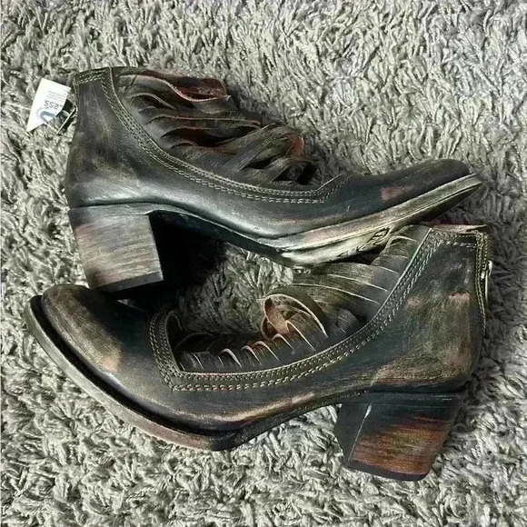 Freebird Sabra Brown Distressed Leather Boot Size 11 - Picture 5 of 12